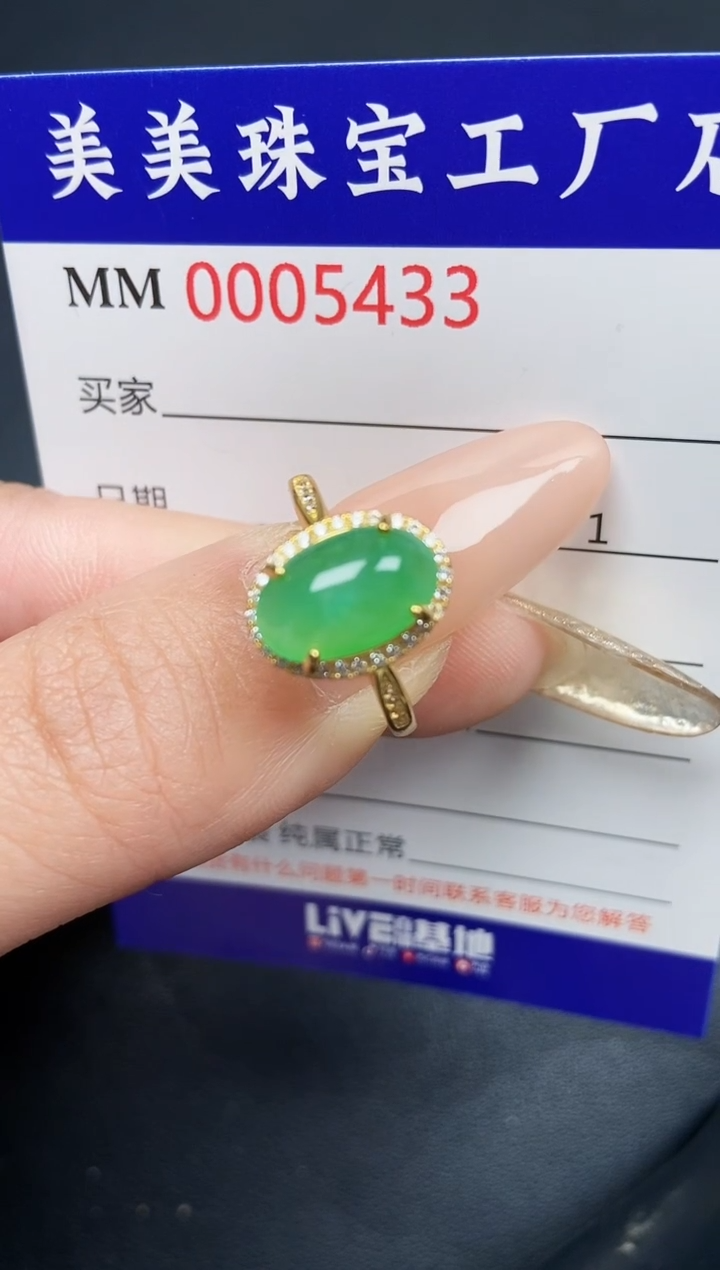 【闪购商品】翡翠颈饰银S925镶嵌5433