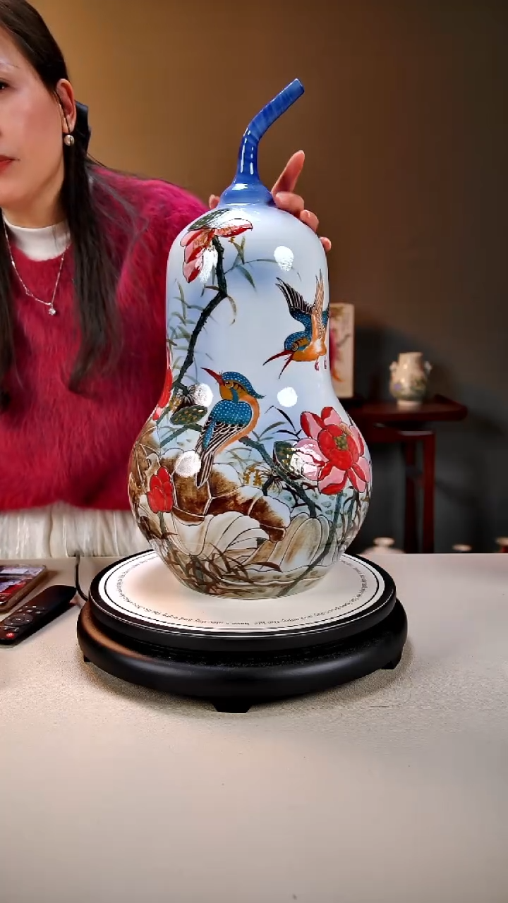 摆件陶景德镇手绘陶瓷30