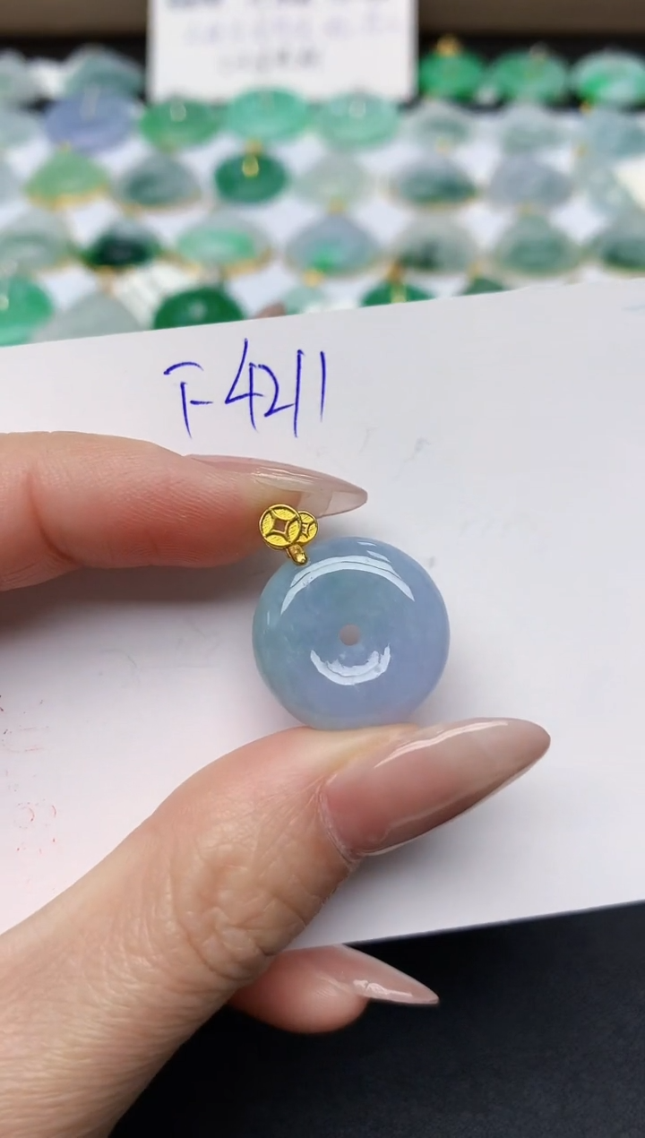 颈饰未镶嵌翡翠天然缅甸A货翡翠百元以上9元证书费自理