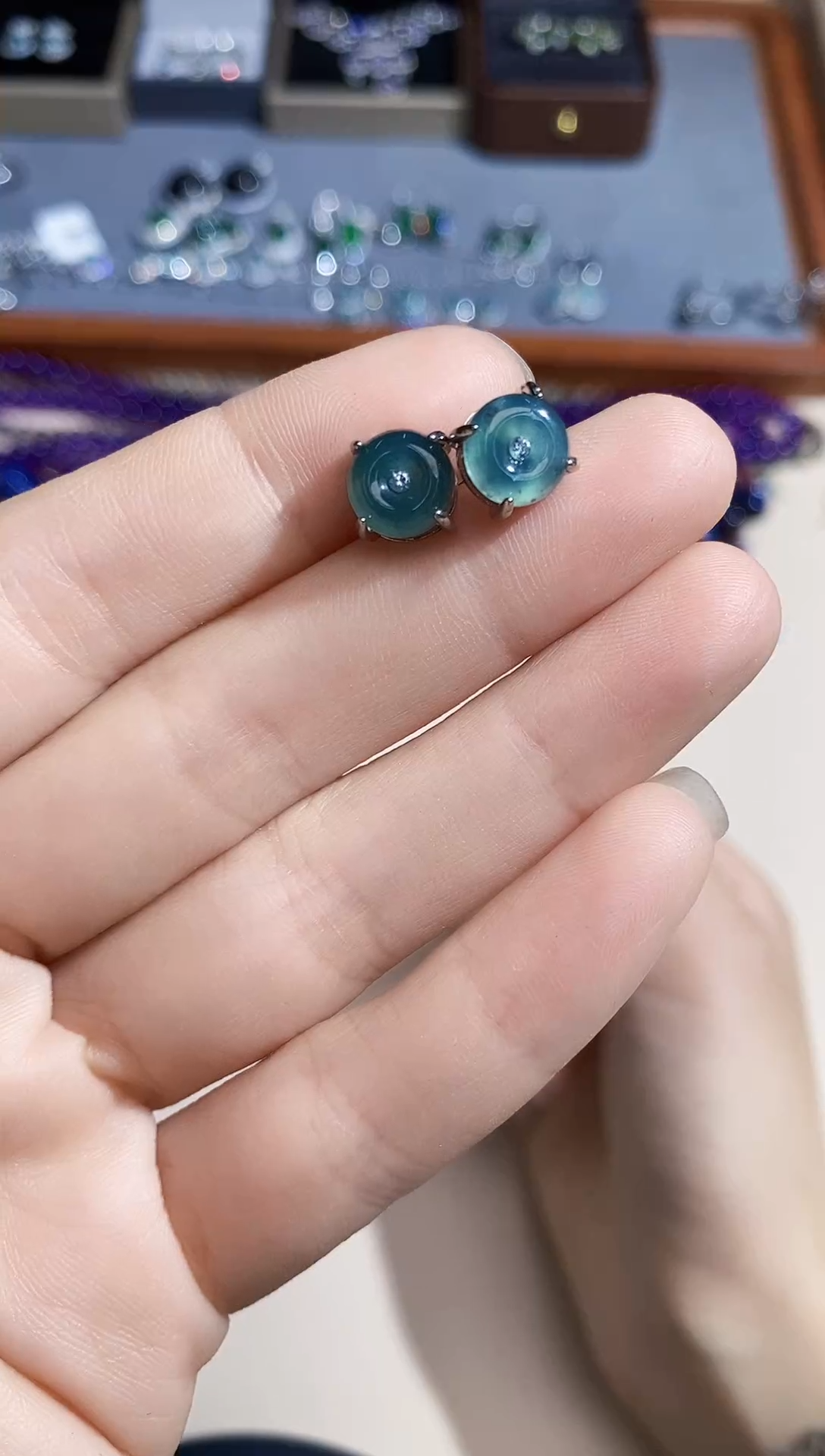 【闪购商品】翡翠耳饰未镶嵌多样性 发其一  【60】