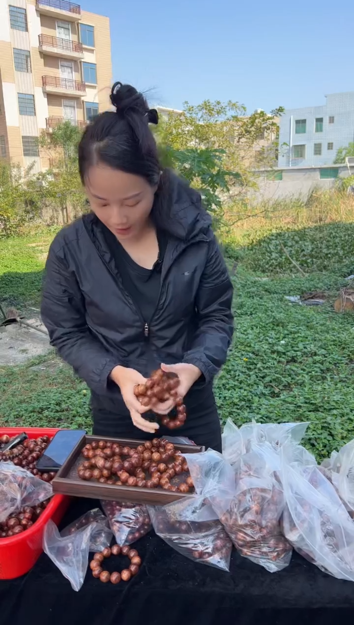 黄花梨/降香黄檀A001紫油梨2.0圆珠手串66多样性发一