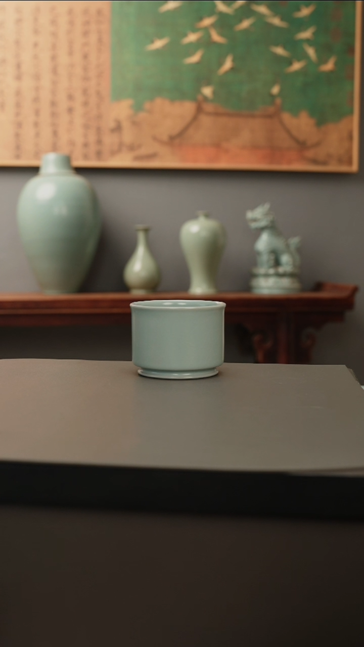 【闪购商品】杯仿古釉原矿  清心杯