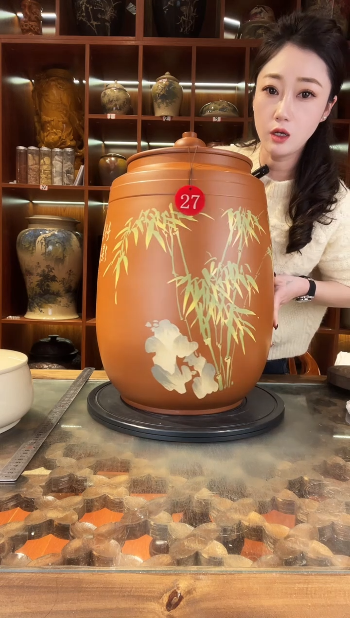 【闪购商品】缸云南建水紫陶30升水缸@27