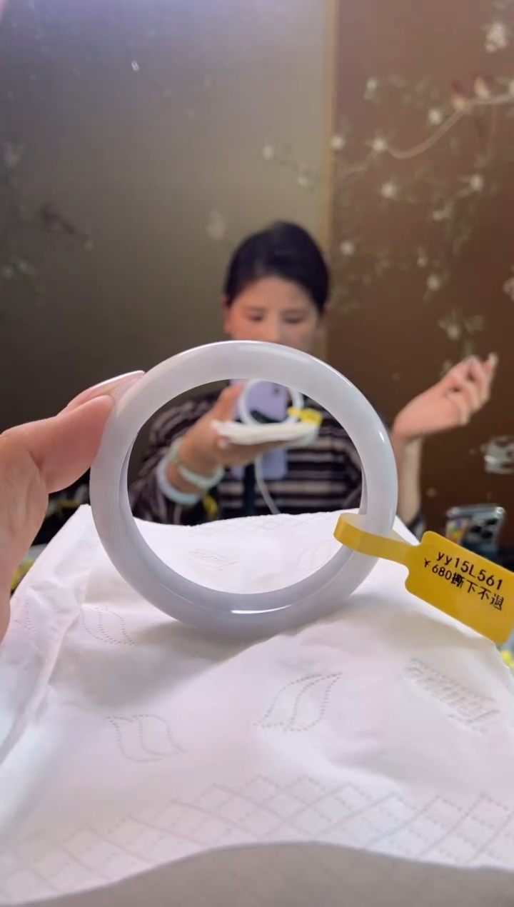 未镶嵌手镯翡翠圈口x55-56