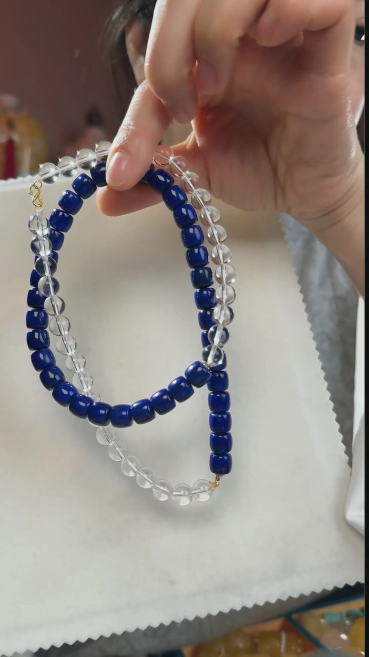 【闪购商品】青金石项链未镶嵌天然青金石项链