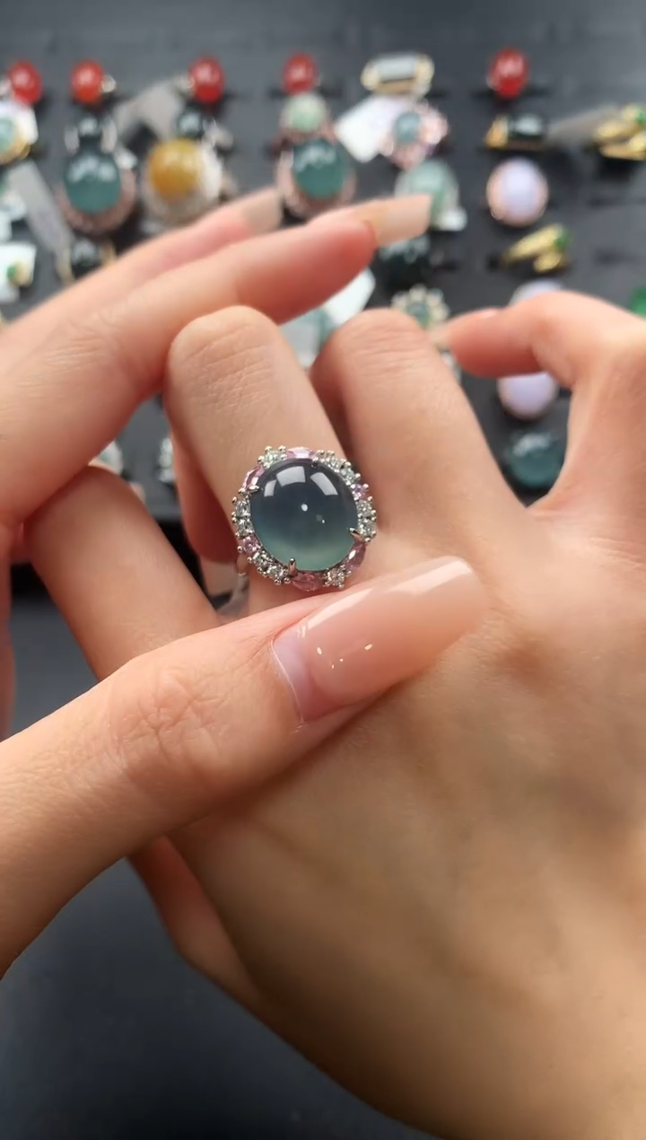 【闪购商品】翡翠戒指未镶嵌674576476457457