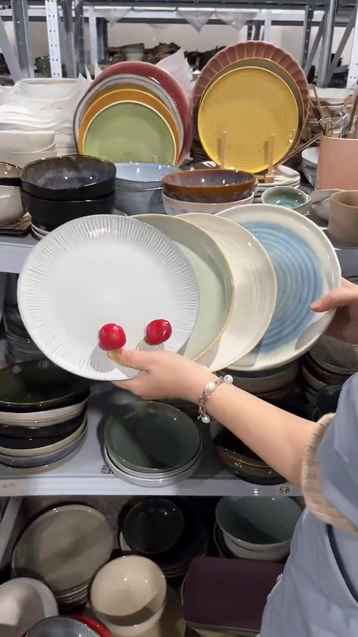 【闪购商品】瓷片外贸尾货瑕疵满20包邮X4 小盘组合