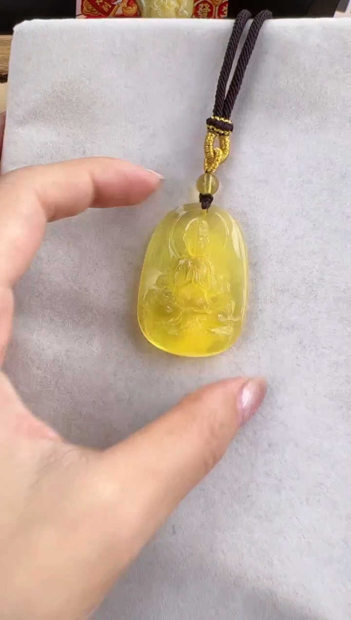 【闪购商品】琥珀裸石未镶嵌10131083-吊坠
