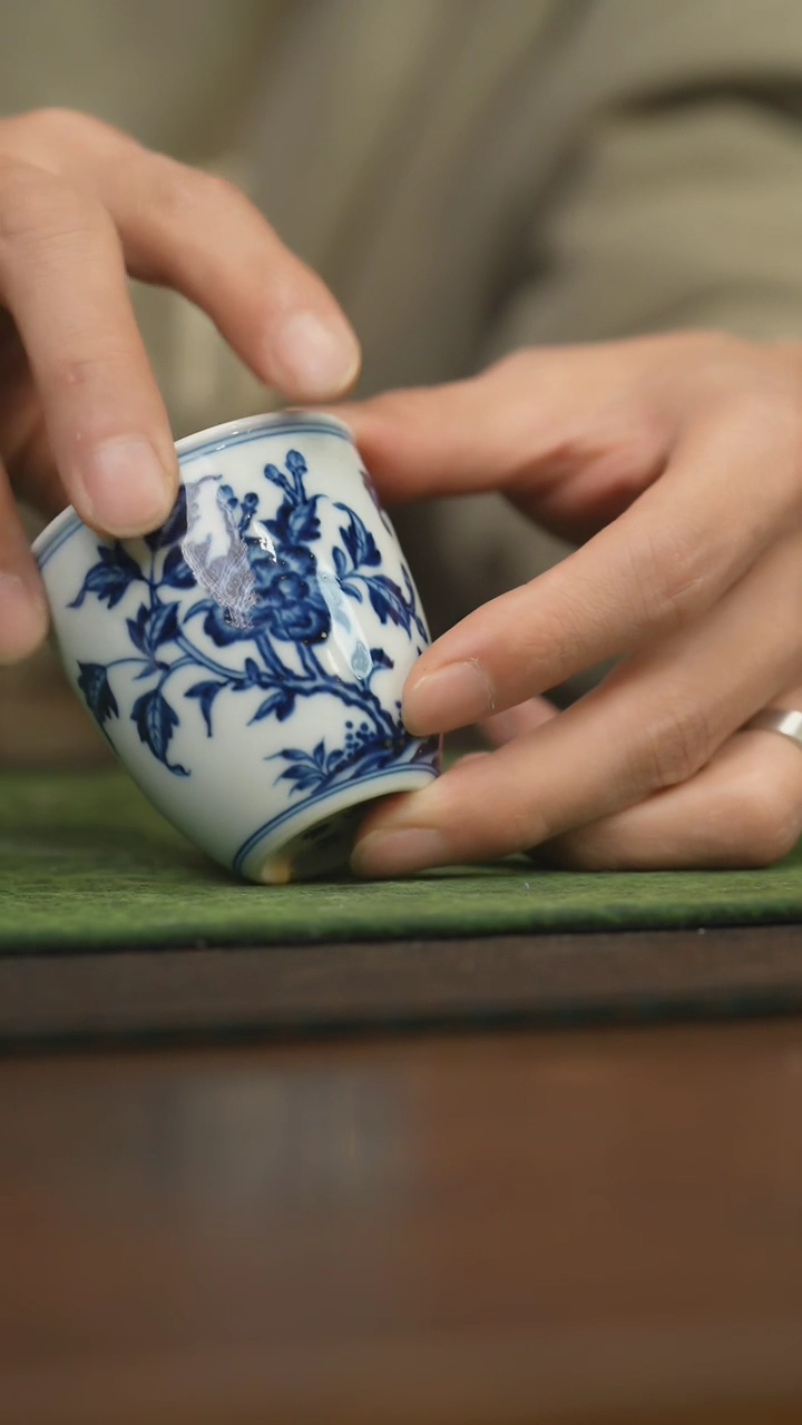 【闪购商品】杯柴窑青花破价福利