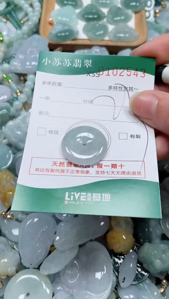 【闪购商品】翡翠颈饰未镶嵌闪购商品0102543