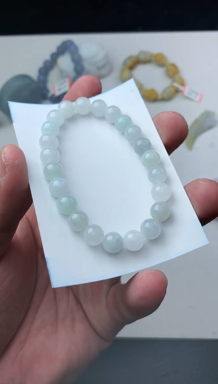 【闪购商品】翡翠未镶嵌颈饰珠子8