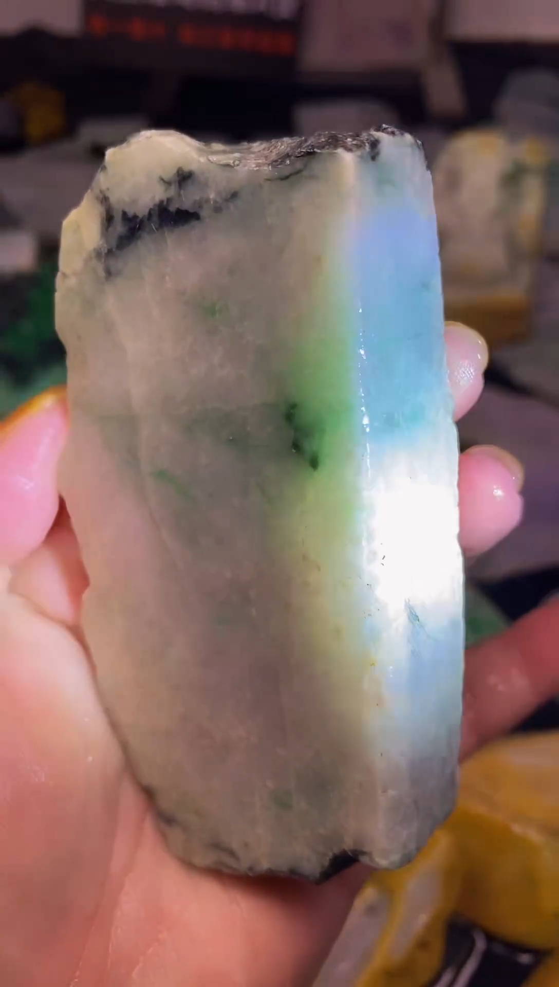 散珠翡翠天然缅甸翡翠A货10-6