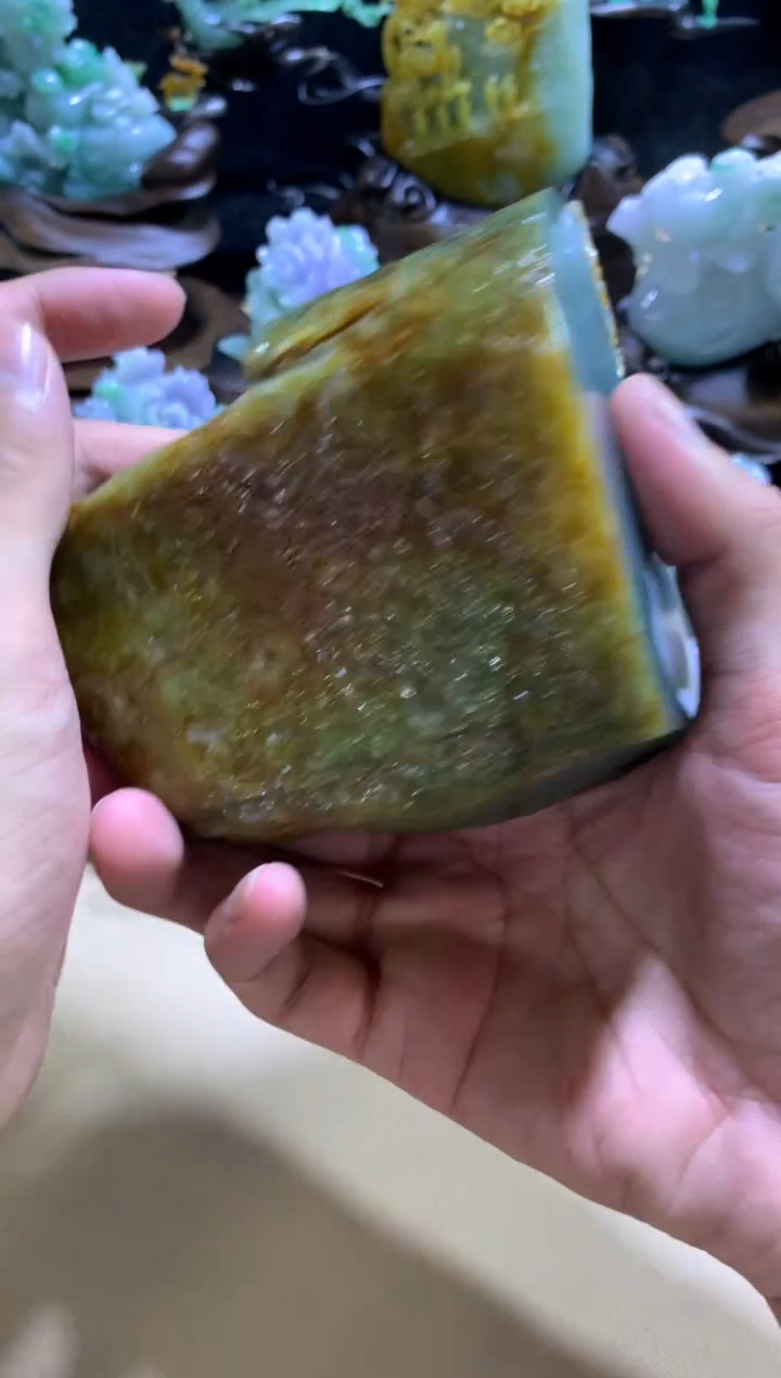 翡翠挂件未镶嵌用****7翡翠摆件