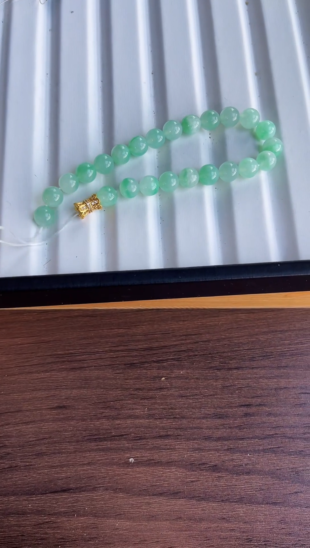 散珠翡翠翡翠手串 卡7+  