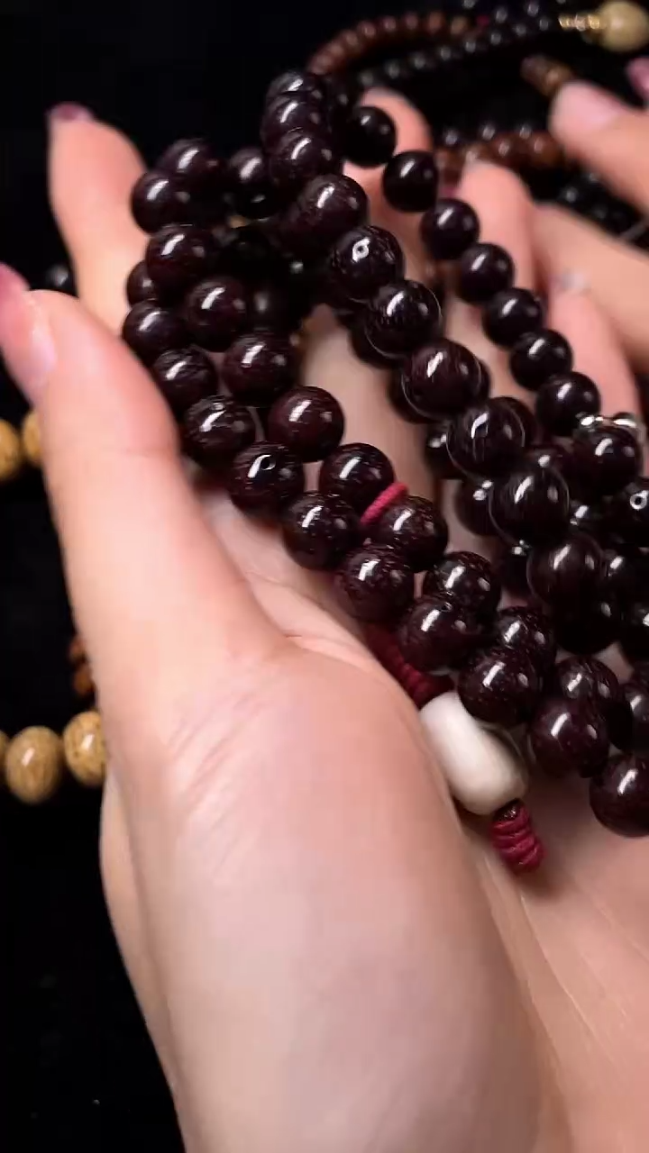 【闪购商品】星月菩提吊坠朱砂供星月9正圆脖挂