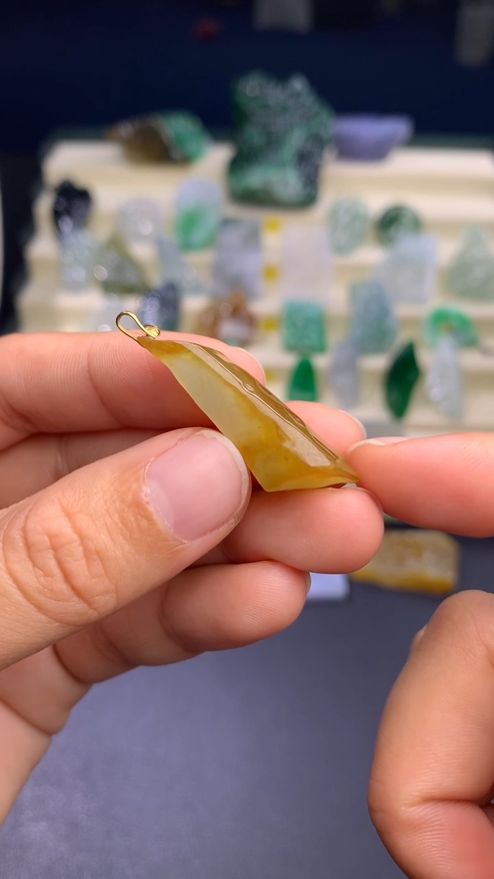 【闪购商品】定制翡翠18K金镶嵌