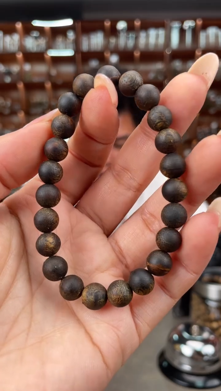 【闪购商品】沉香手串35号沉水老料国香绿奇楠多样性发一条