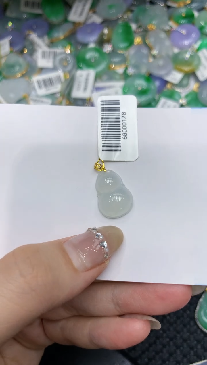 【闪购商品】翡翠颈饰18K金镶嵌222222222
