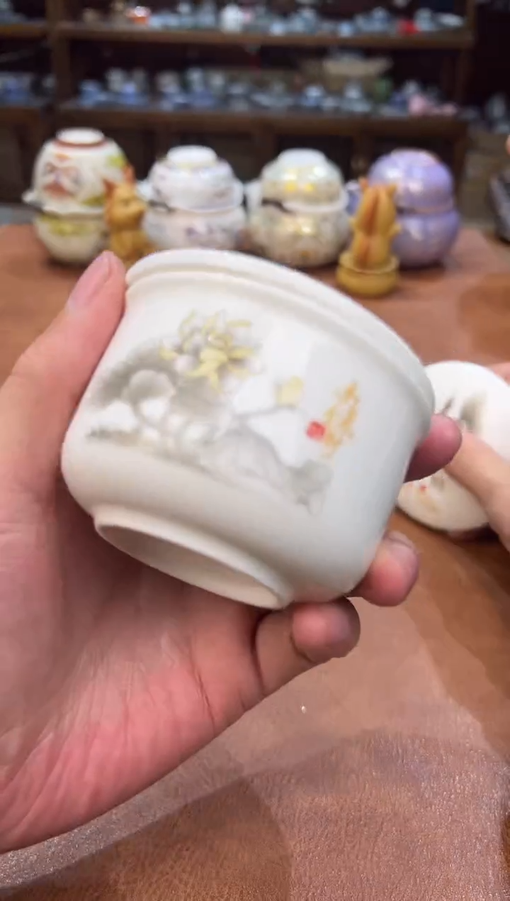 真的很便宜会开片的旅行茶具