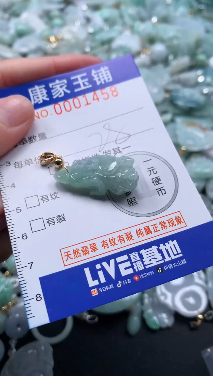 颈饰未镶嵌翡翠1458