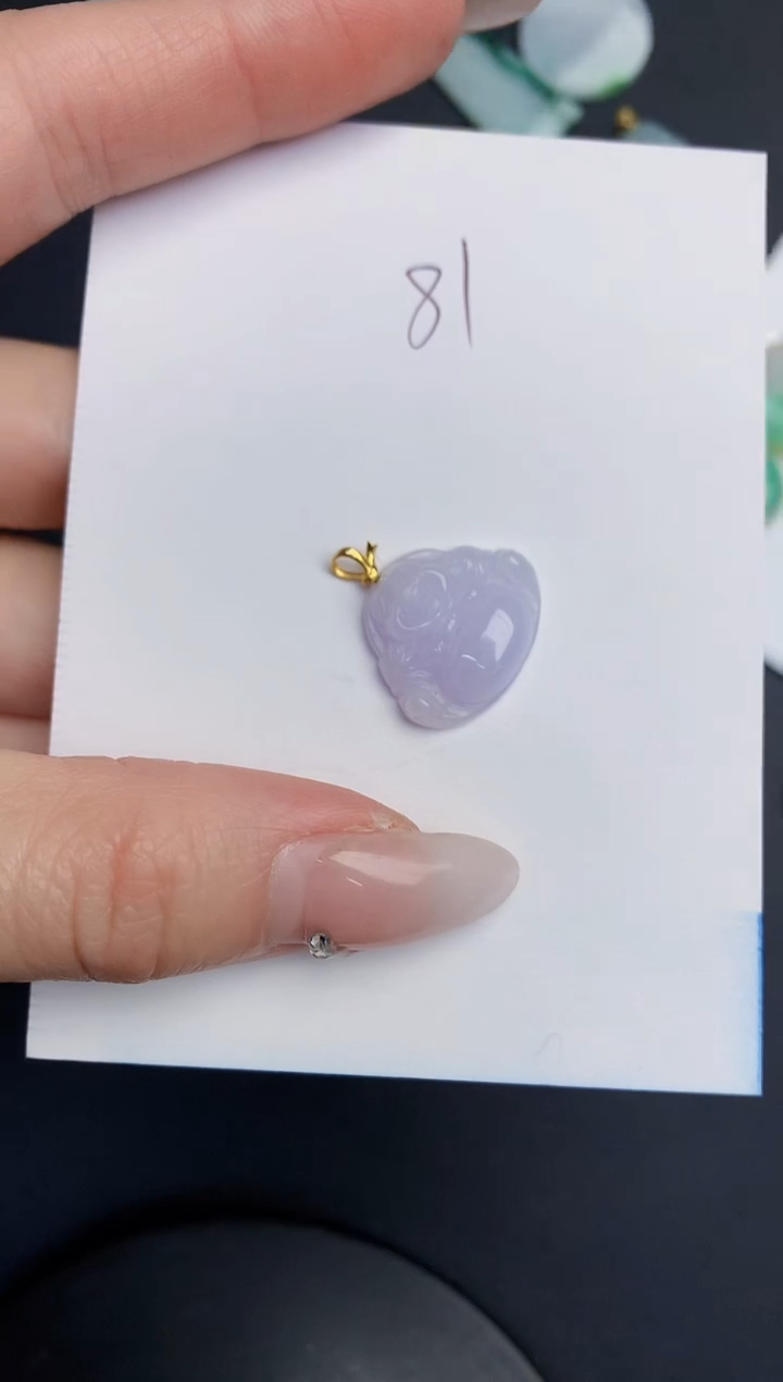 【闪购商品】翡翠颈饰18K金镶嵌000000000000