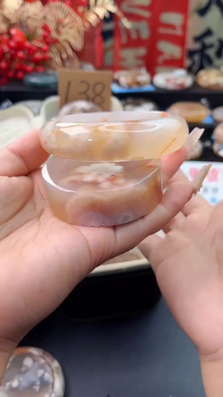 【闪购商品】石英质玉手镯未镶嵌赠送镯心（63圈口）