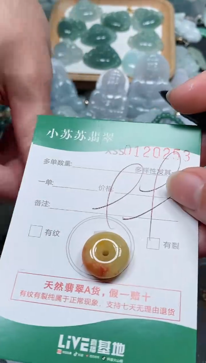 【闪购商品】翡翠颈饰未镶嵌闪购商品0120253