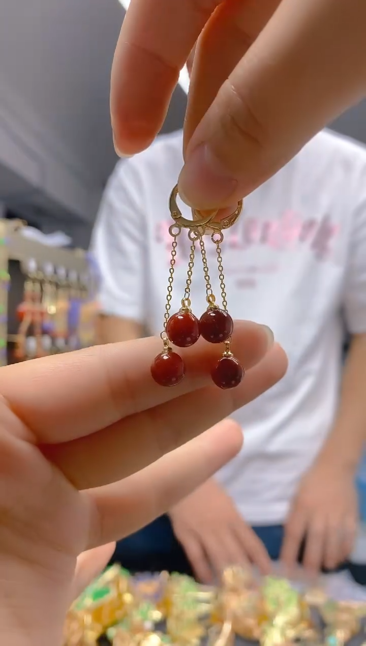 【闪购商品】翡翠耳饰合金0120翡翠耳包