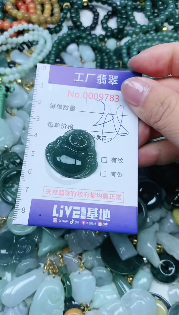 【闪购商品】翡翠吊坠(不含链)未镶嵌翡翠