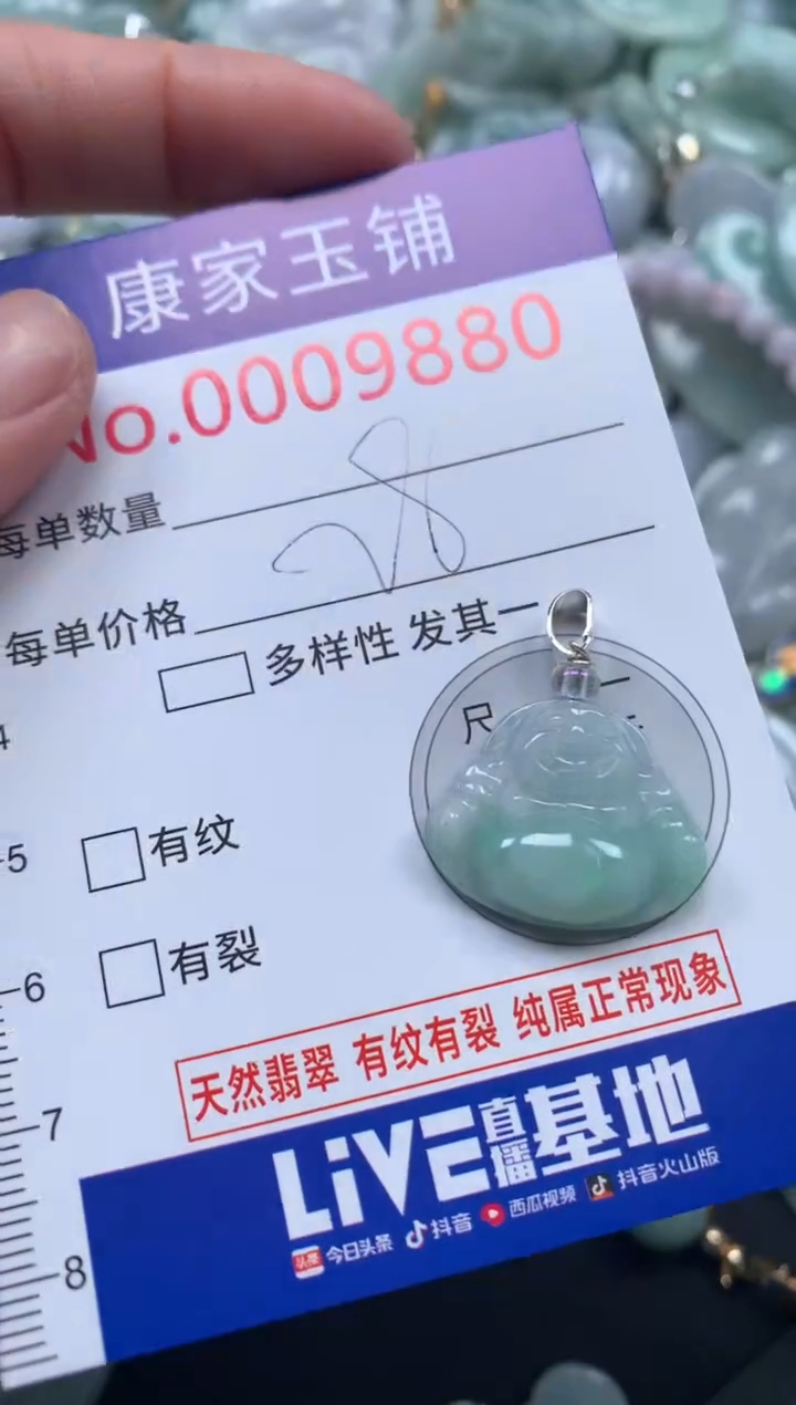 颈饰未镶嵌翡翠98801