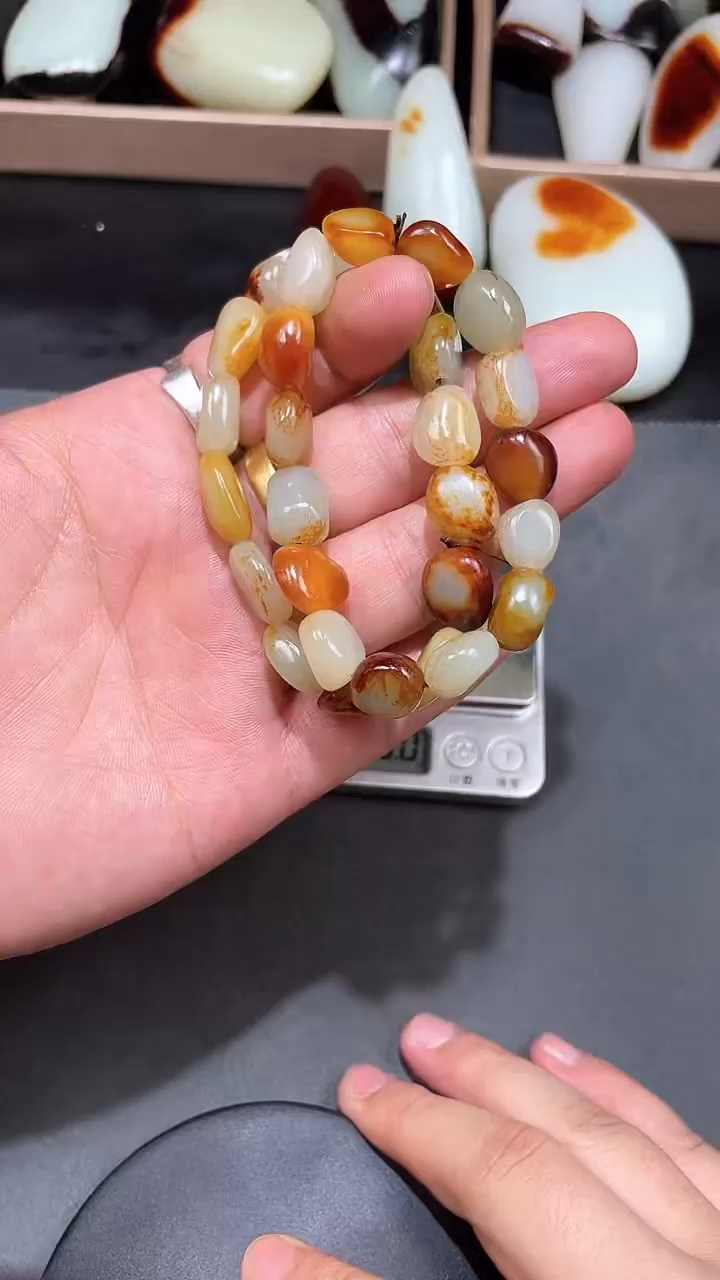 【闪购商品】和田玉手串未镶嵌YL-LL-2.6-3多样性发货