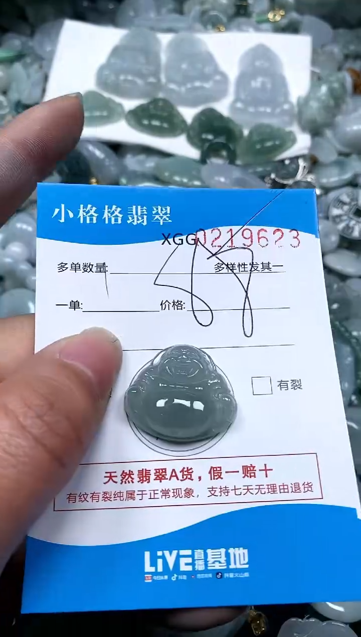 【闪购商品】翡翠颈饰未镶嵌闪购商品0219623