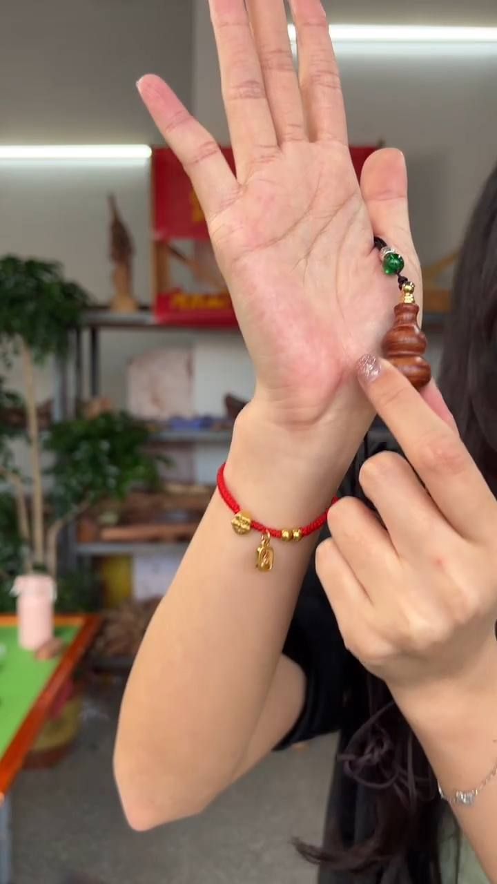 黄花梨/降香黄檀海南黄花梨葫芦手把件（19.9）