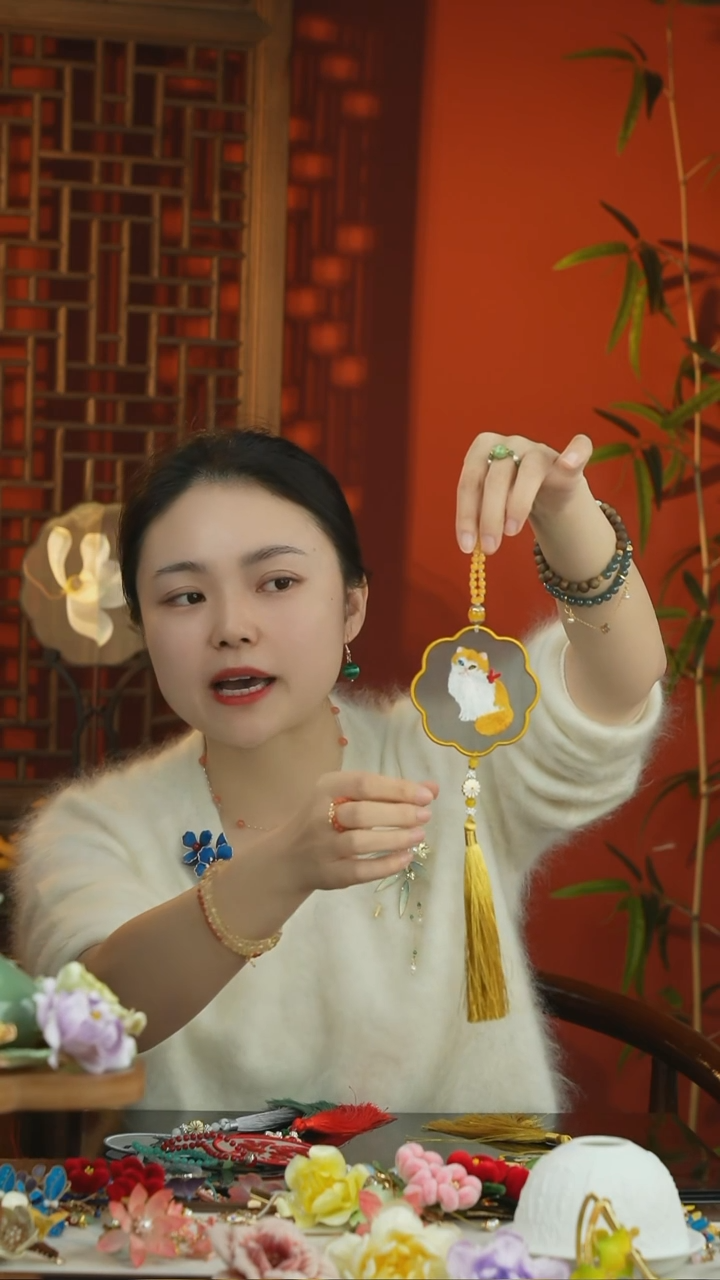 刺绣闪购纯手工非遗国风饰品