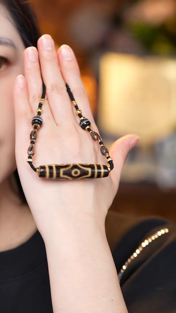 【闪购商品】玛瑙/玉髓颈饰未镶嵌Z27422六眼横款锁骨链