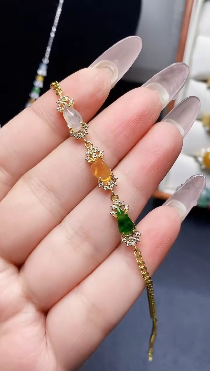 银S925镶嵌戒指翡翠0252