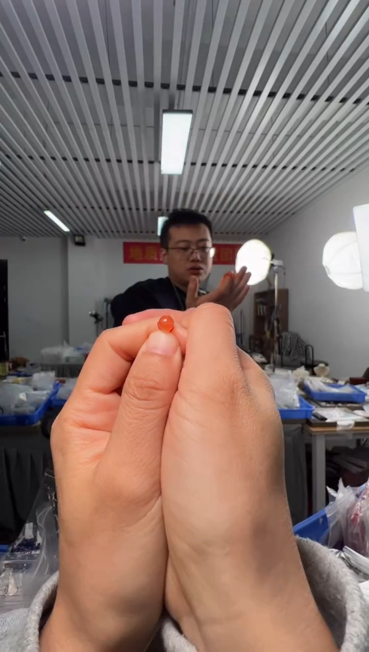 颈饰未镶嵌南红玛瑙冰红南红玛瑙单珠