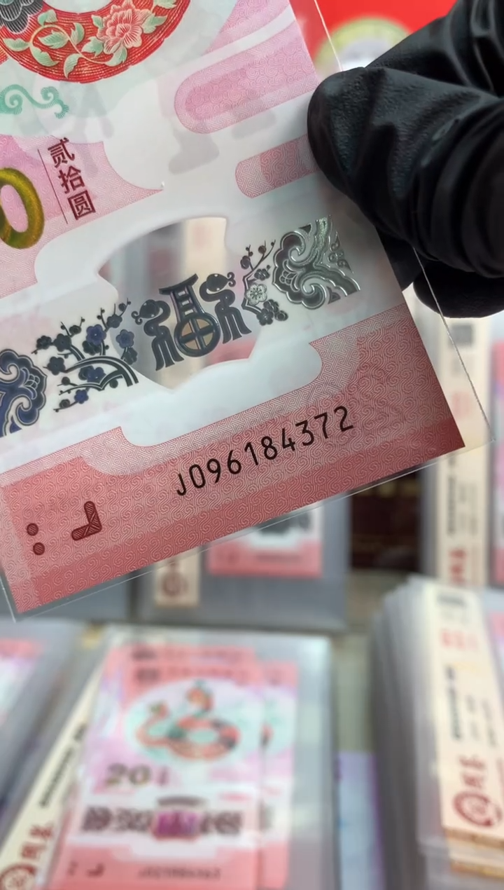 【闪购商品】塑料蛇钞 真钞【单张】4372