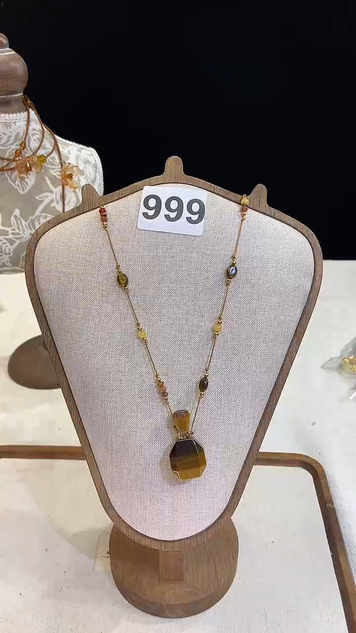 项链钛钢淡水珍珠999