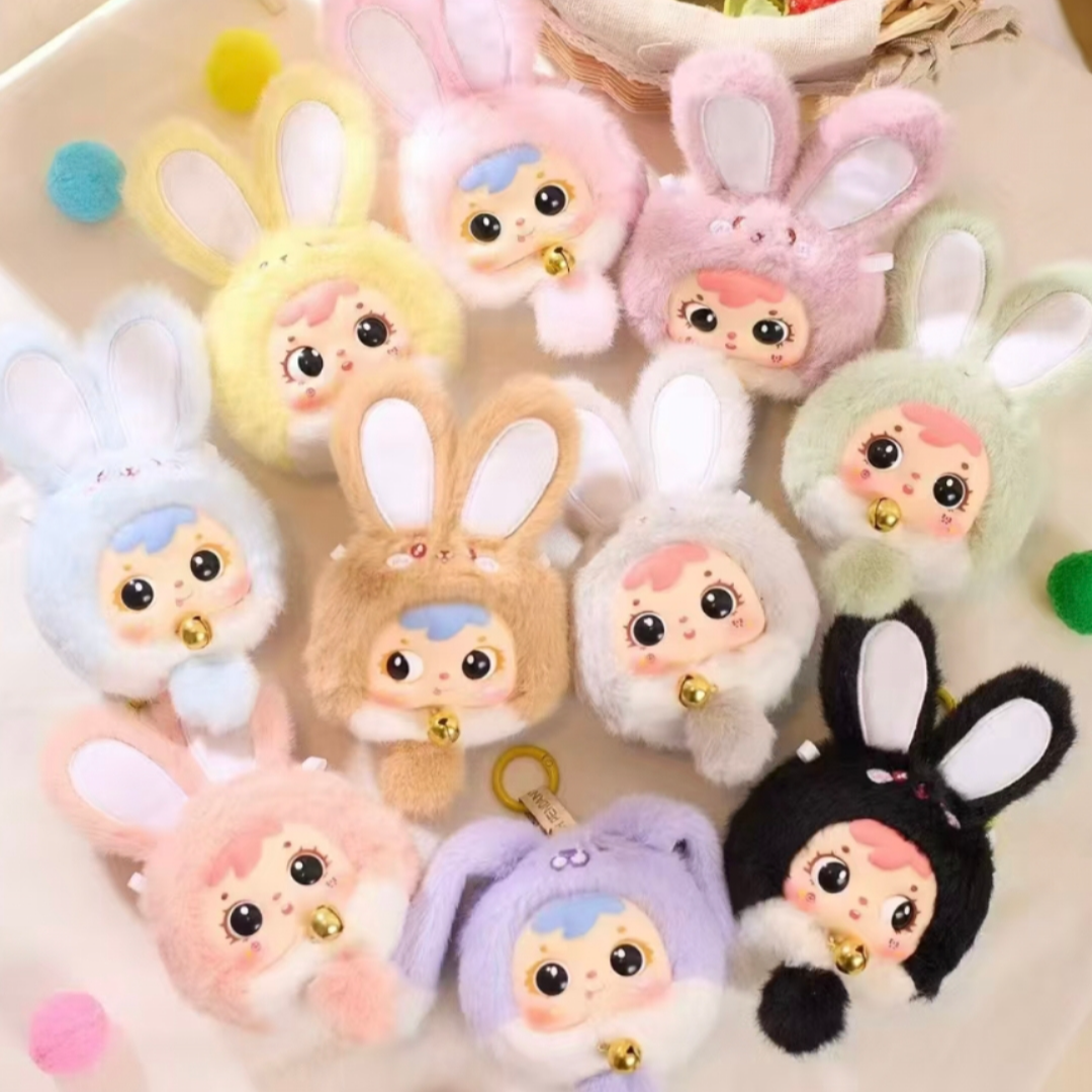 【阿米专属】加加乐三小毛MINI招财兔挂件惊喜系列盲盒