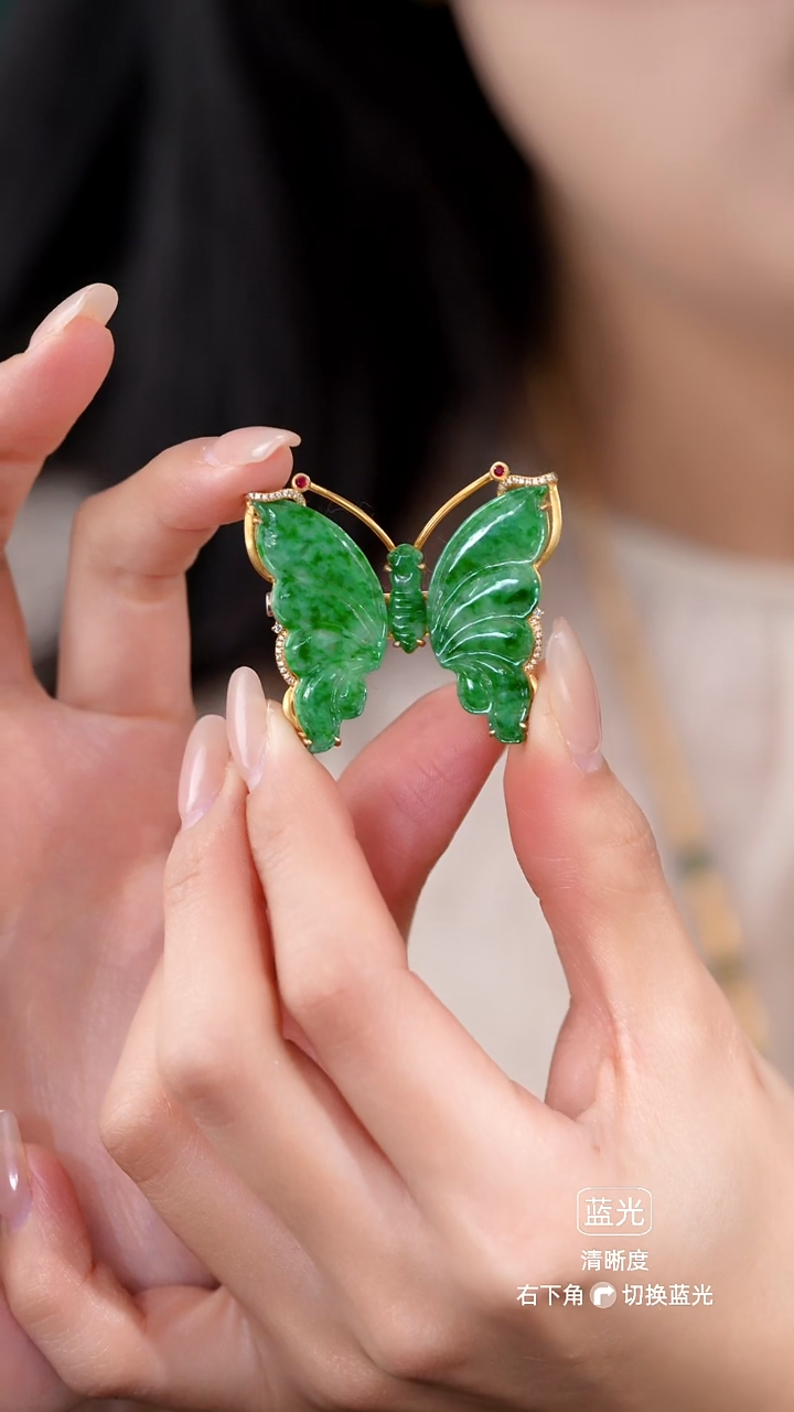 翡翠未镶嵌胸针21