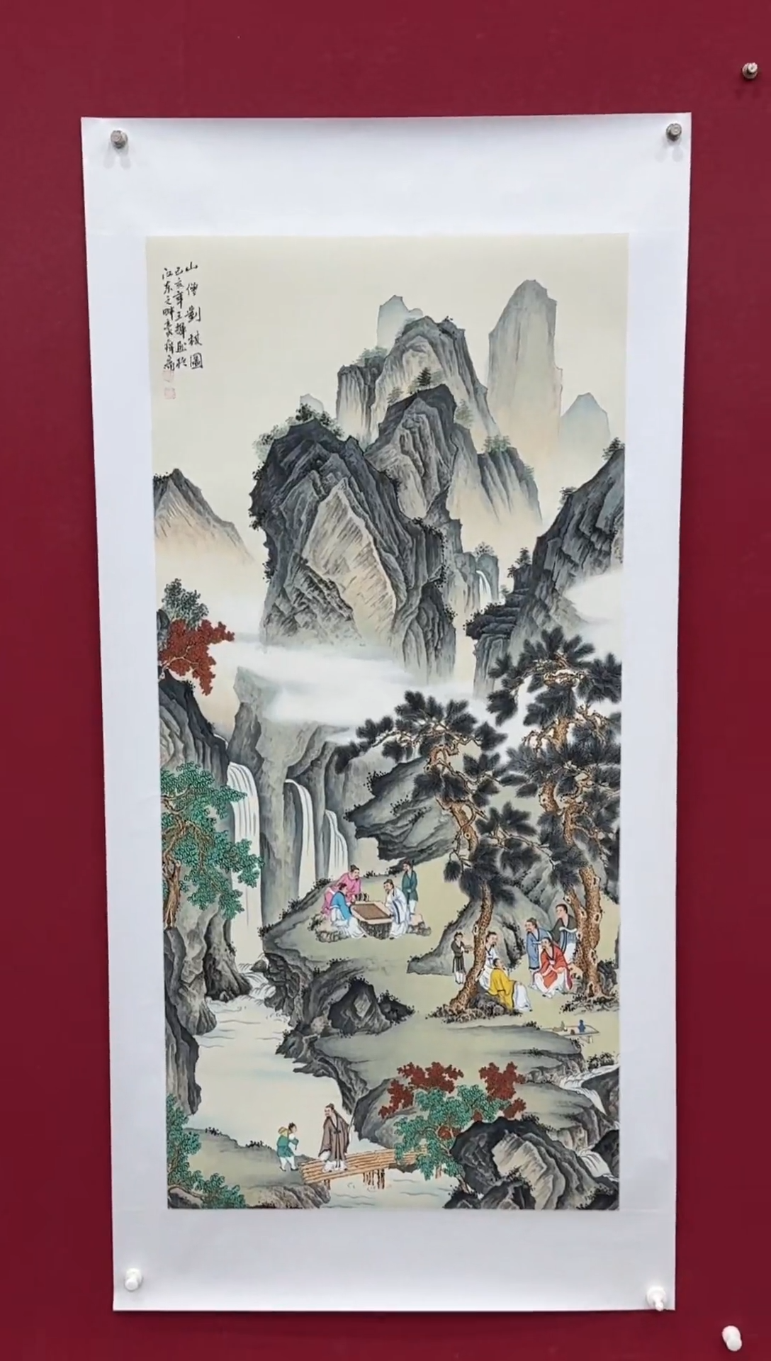 国画国画绘画山水花鸟