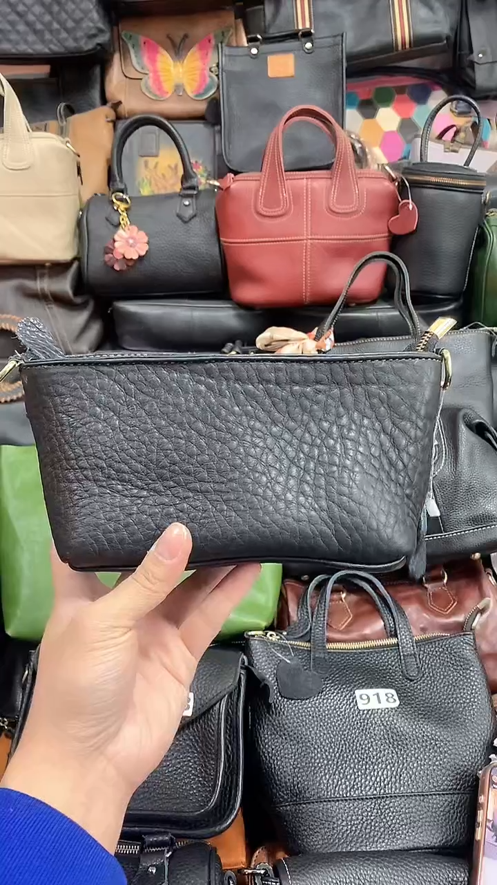 头层牛皮小船包965.