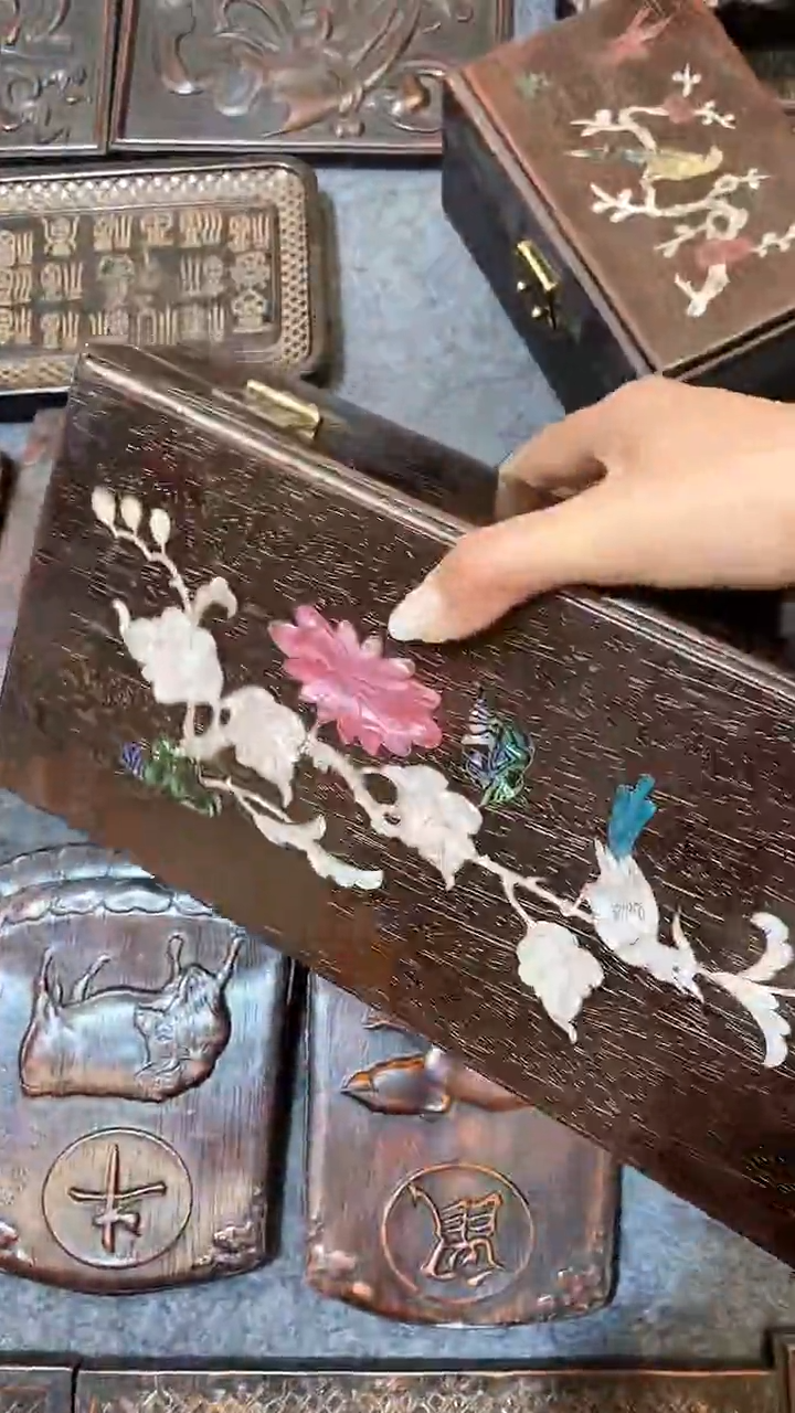 木紫檀木雕刻板一物一拍