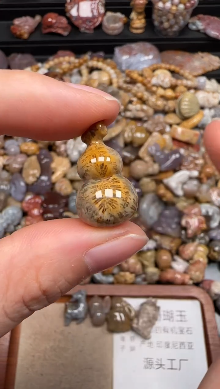 【闪购商品】硅化珊瑚（珊瑚玉）未镶嵌颈饰999