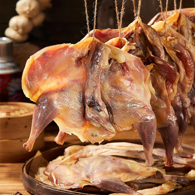 农家特色腊鸡散养土鸡传统腌制腊味无翅膀无鸡爪到手6只无翅无爪