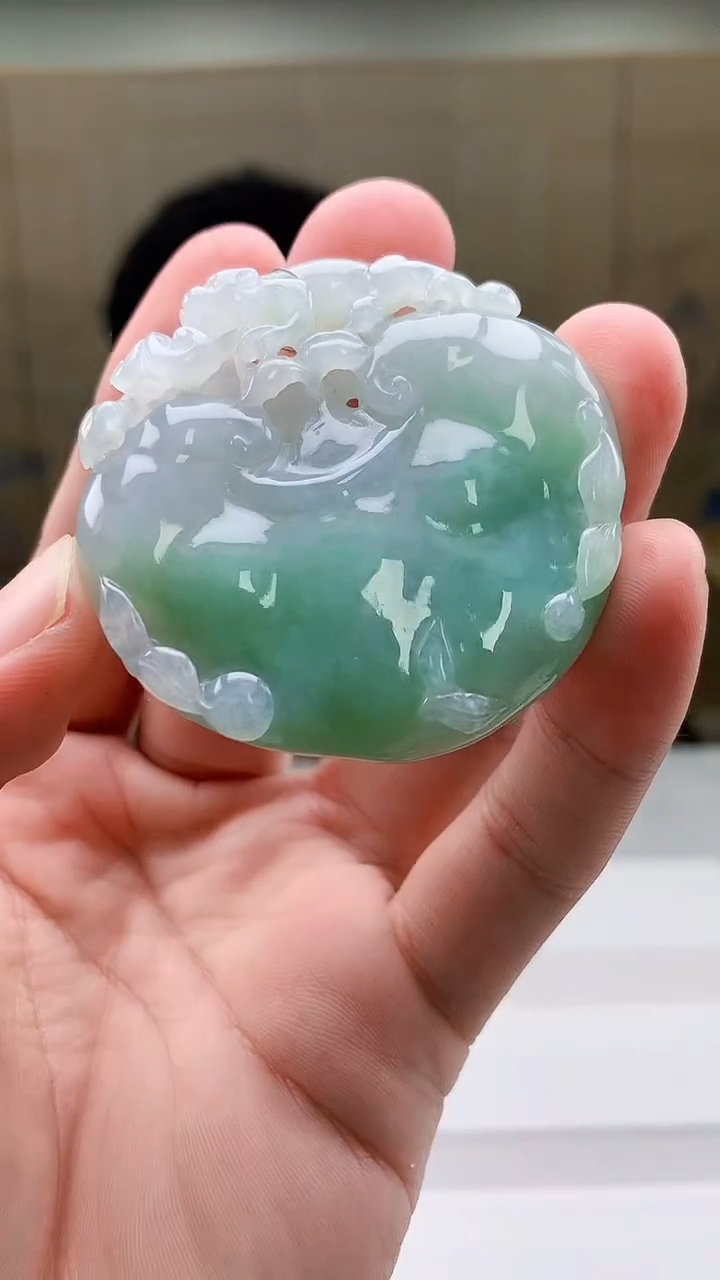 定制翡翠未镶嵌4925bb-毛货挂件64