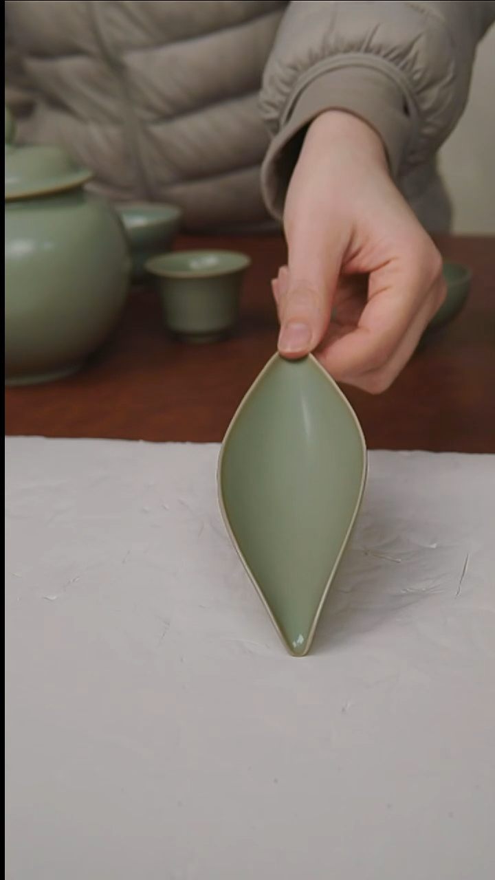 杯子瓷富山严选汝瓷，