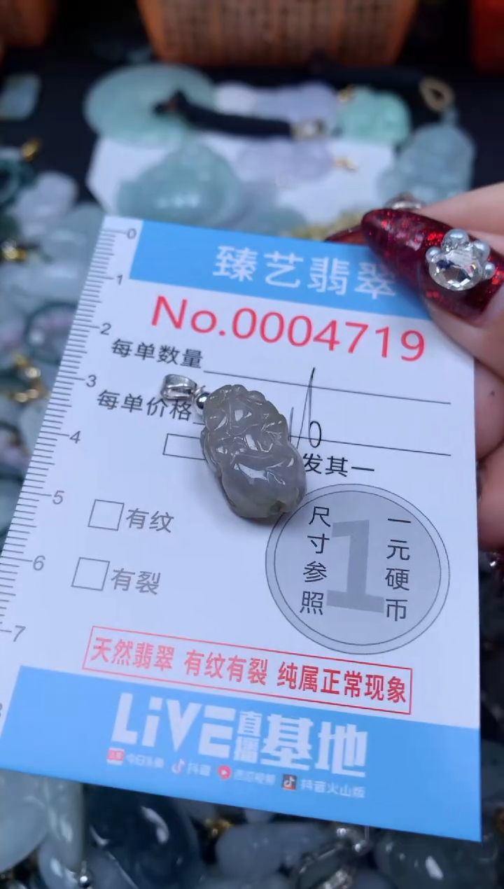 颈饰未镶嵌翡翠4719