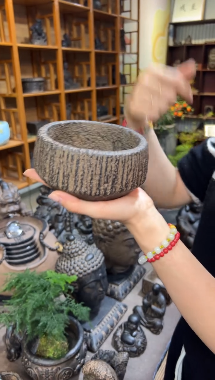 陶土【火山泥】小石钵